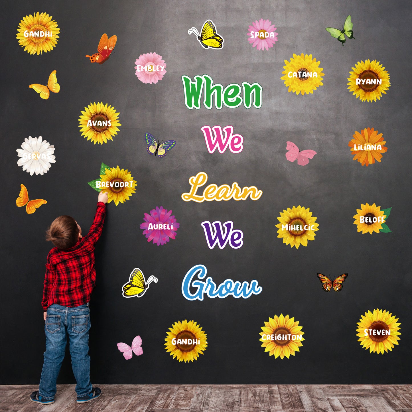 Summer Sunflower Cut-Outs Colorful Gerbera Daisy Flowers Classroom Decoration