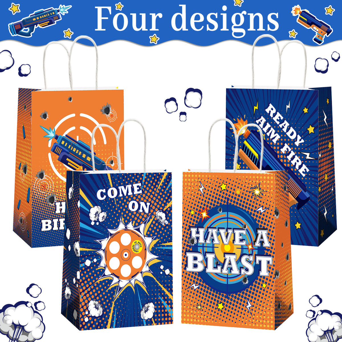 16 Pieces Darts War Party Supplies Bag