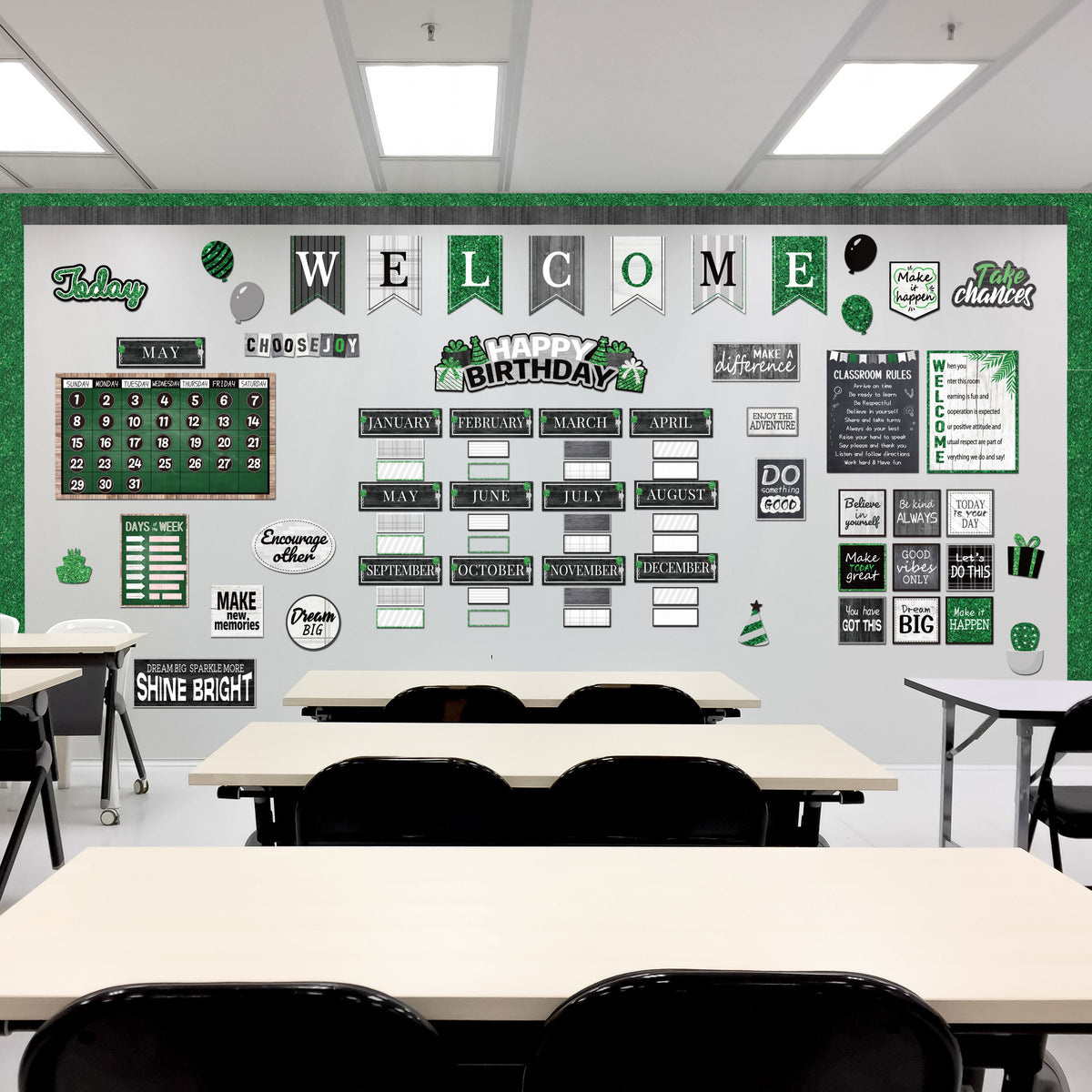 Modern Farmhouse Classroom Environment Decor Bulletin Board Classroom Decorations