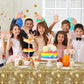 Set of 3 Disco Themed Party Table Cover Decorations 108 x 51 inch