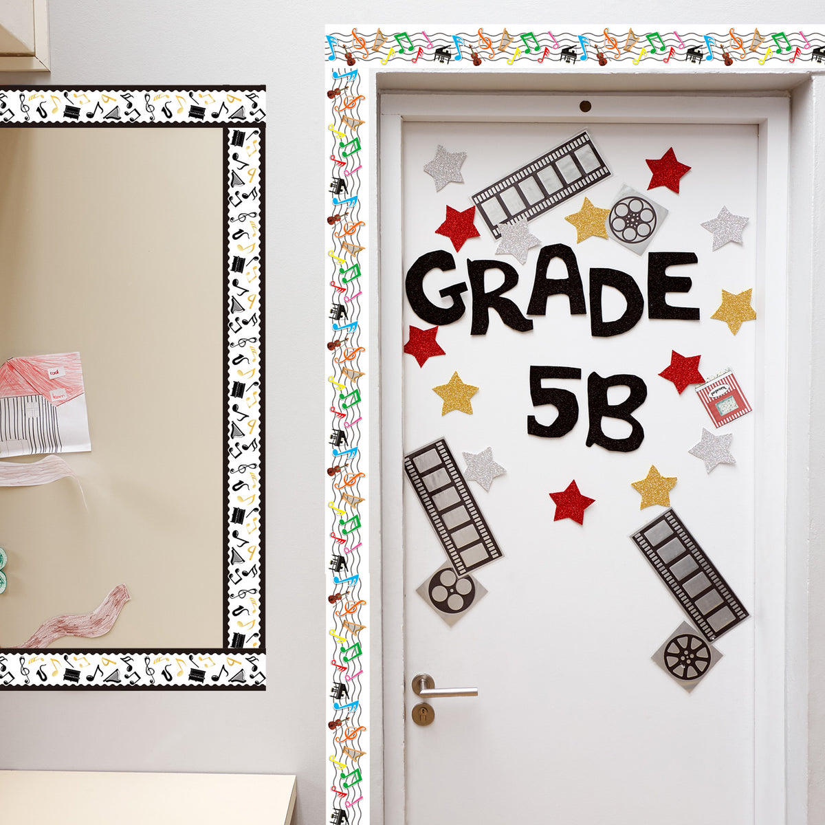 69ft Musical Notes Bulletin Board Borders Music Bulletin Board Decorations