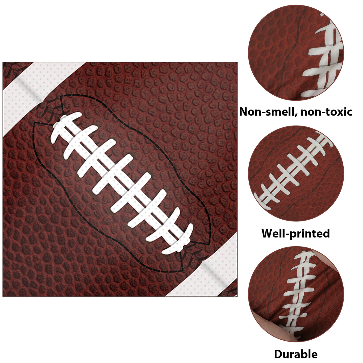 Football Napkins - sports or football party Supplies - 50 counts