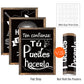 Spanish Bienvenidos Posters Classroom Decorations with Adhesive Dots - 17 Pack Black
