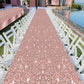 6 pcs Pink Rose Golden Birthday Party Tablecloths Supplies 54" x 108"