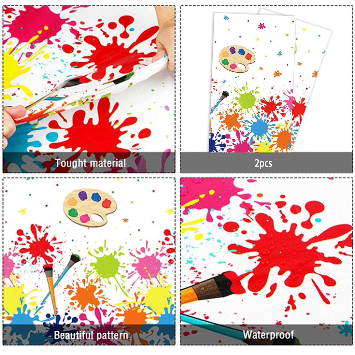 98 Pcs Art Paint Birthday Party Supplies for 24 Guests