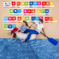 12 Pieces Educational Math Symbols Bulletin Board Strips Set