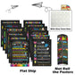 12 Pieces English Grammar Posters Educational Literary Wall Signs,16 x 11 Inch