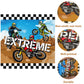 Disposable Dirt Bike Theme Party Napkins,Set of 50 Counts