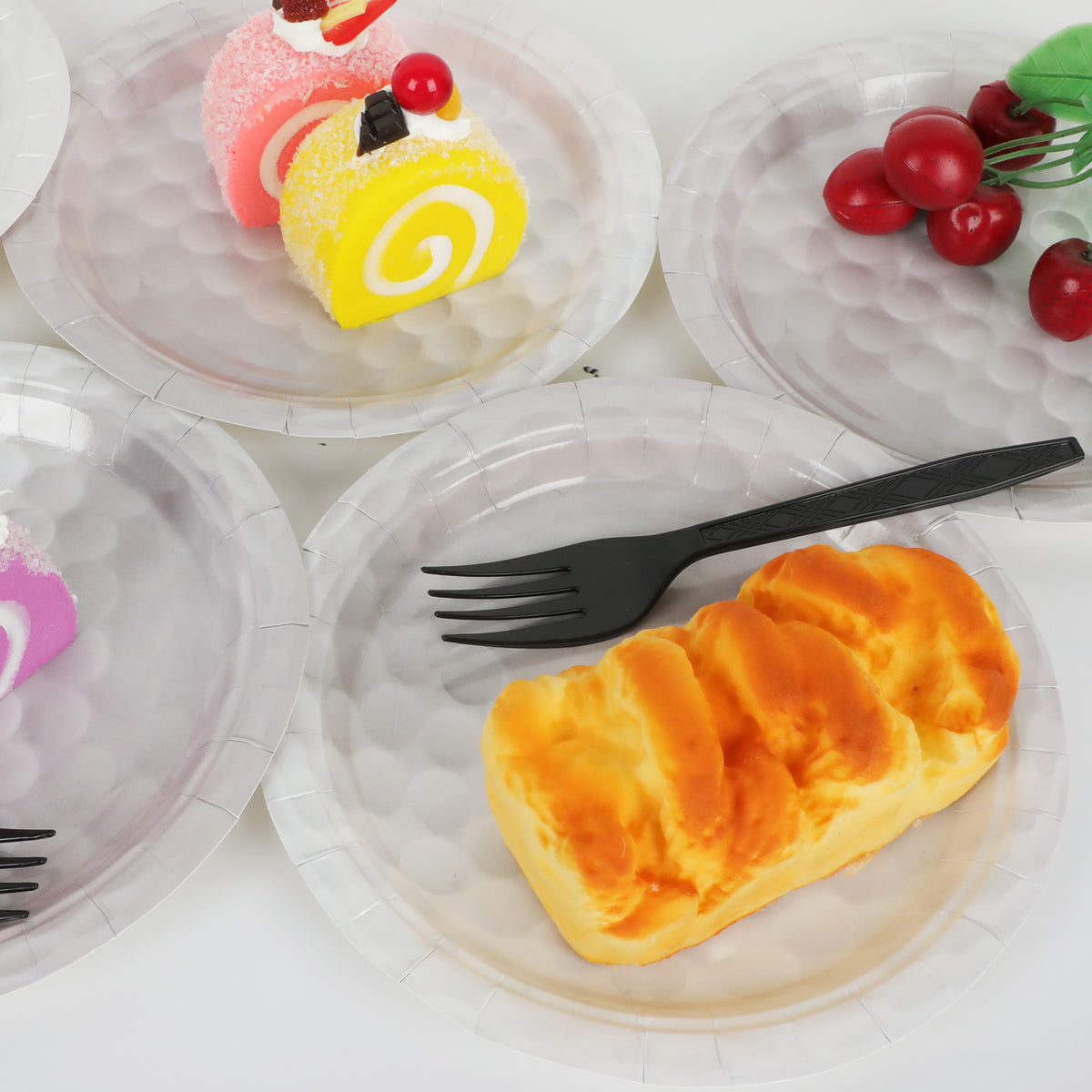 Disposable Golf Party Dessert Plates,Set of 24