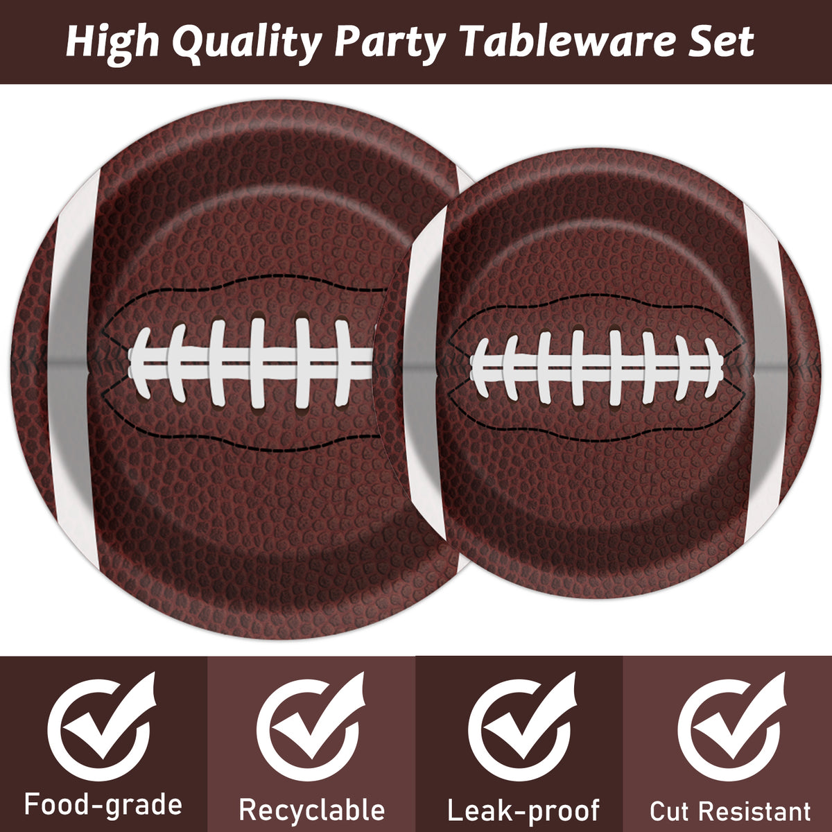 Football party Supplies - sports & football Themes