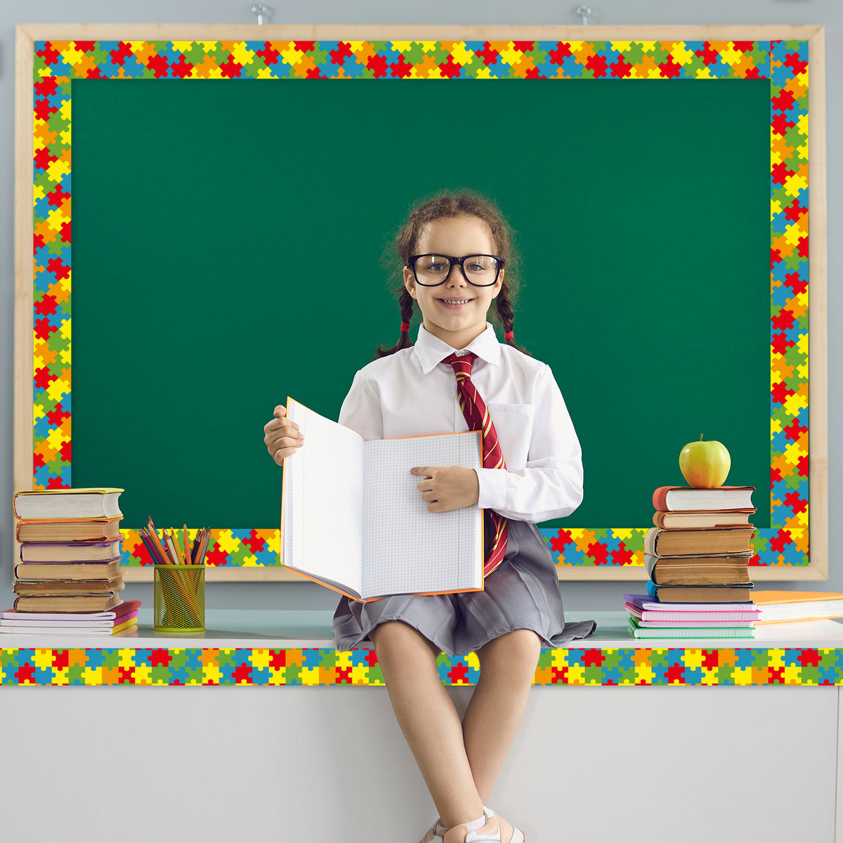 69ft Puzzle Bulletin Board Borders Puzzle Pieces Bulletin Board Decorations