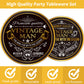 96 Pcs Vintage Aged Party Tableware for 24 Guests for Men