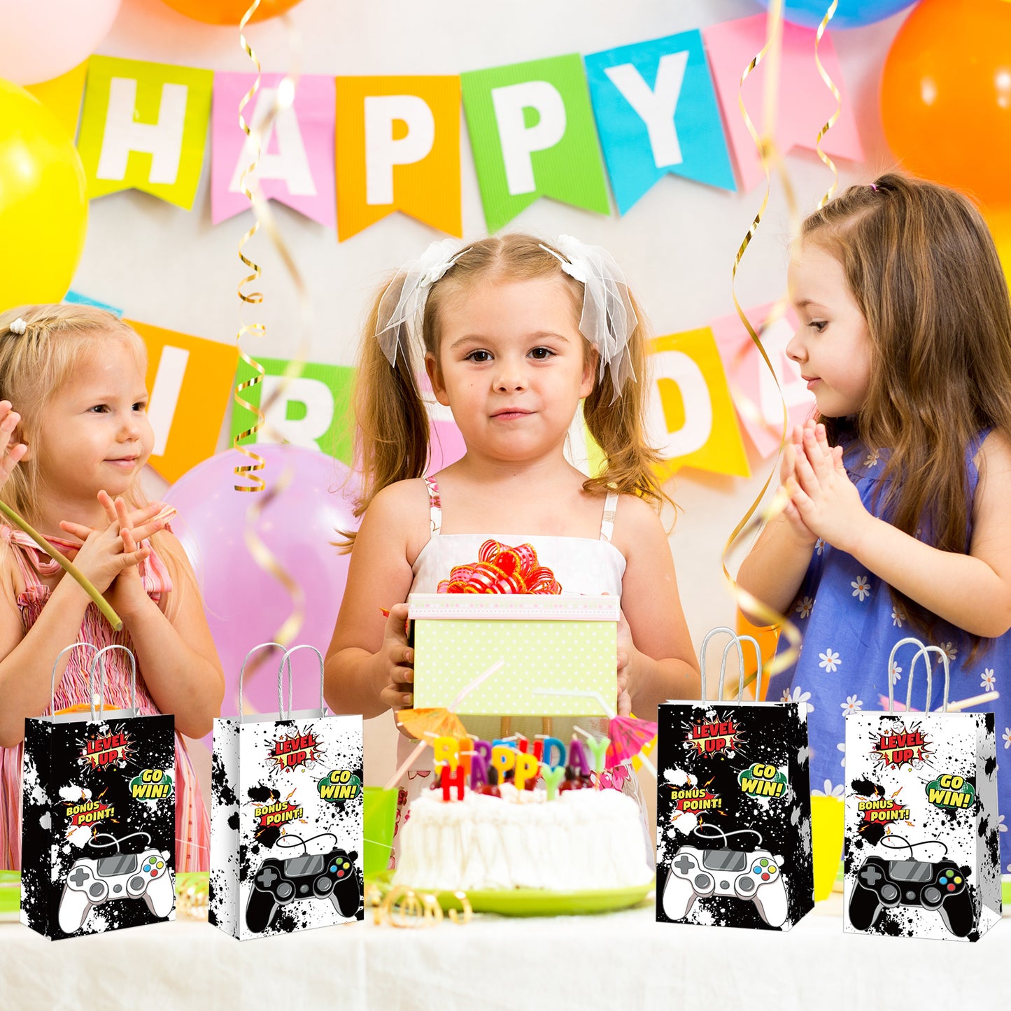 12 Pack Video Game Party Favors Treat Bags