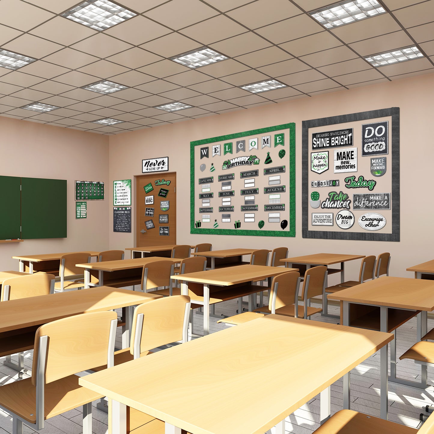 Modern Farmhouse Classroom Environment Decor Bulletin Board Classroom Decorations