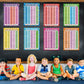 12 Pieces Educational Posters Sight Words and Word Families Posters