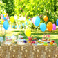 Set of 3 Disco Themed Party Table Cover Decorations 108 x 51 inch