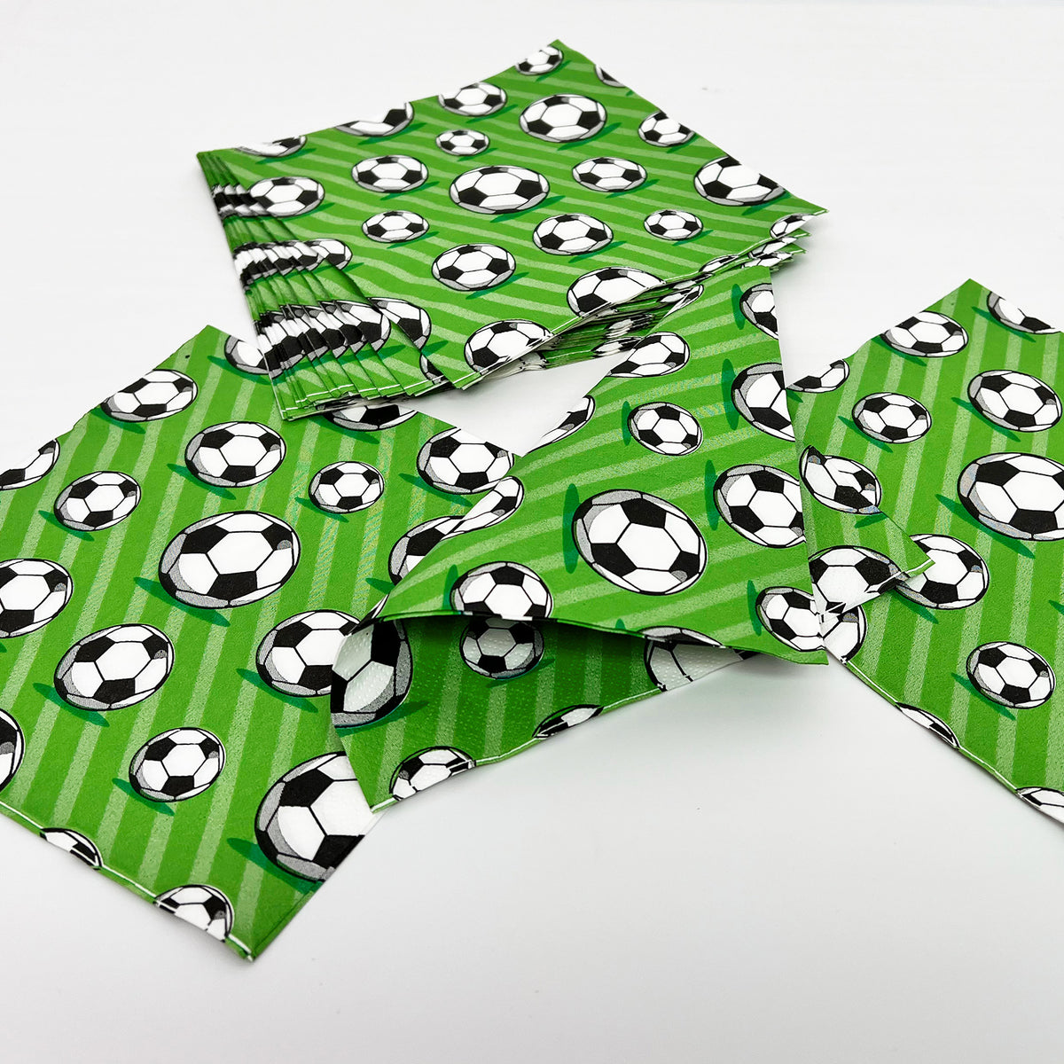 Soccer Napkins - sports or Soccer party Supplies - 50 counts