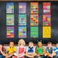 12 Pieces English Grammar Posters Educational Literary Wall Signs,16 x 11 Inch
