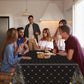 3pcs Vintage Man Tablecloth 108 x 51 inch