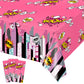 3 Pcs of Super Heroine Party Tablecloth Party Supplies 108 x 51 inch