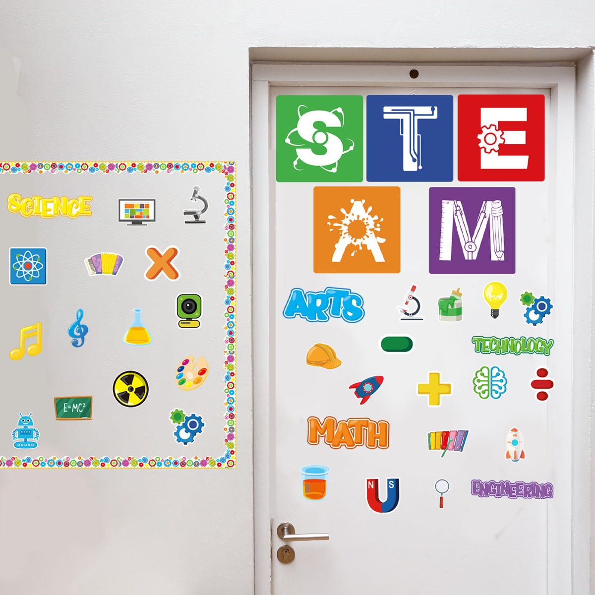 STEAM Classroom Decorations STEAM Bulletin Board Set