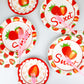 96 Pcs Strawberry Party Tableware Set Supplies for 24 Guests