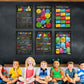 6 Pieces English Grammar Posters Educational Literary Wall Signs,16 x 11 Inch