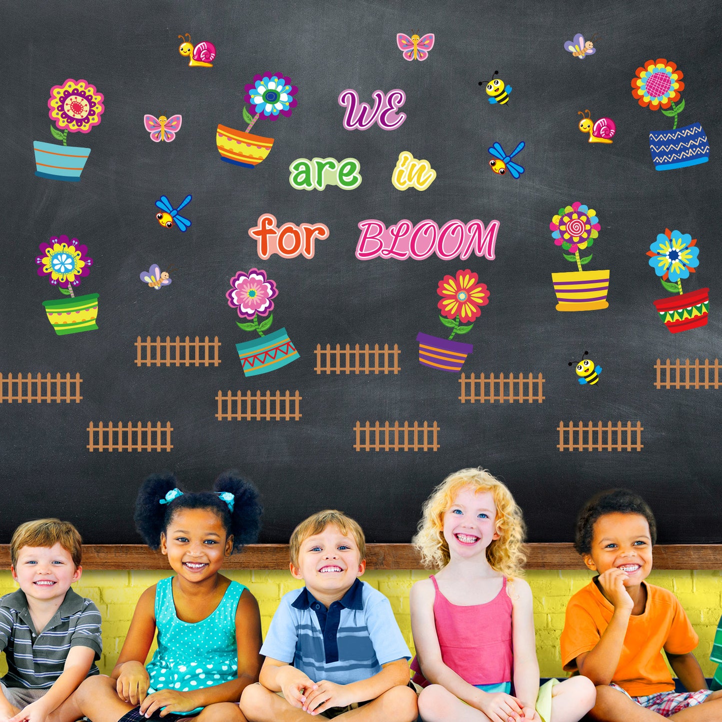 Summer Sunflower Cutouts Colorful Flowers Cut-Outs Bulletin Board Set