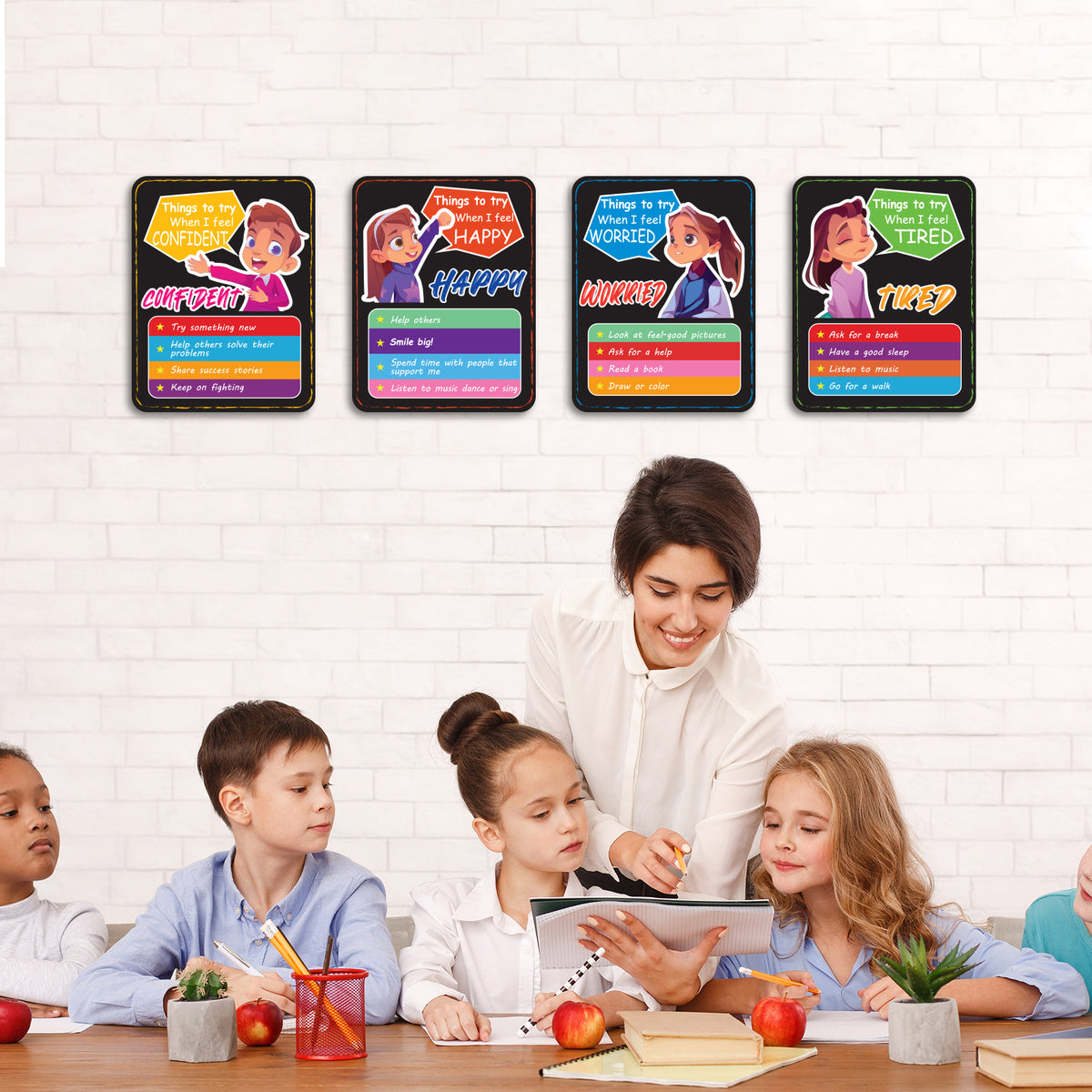 10 Pieces How I'm Feeling Classroom Posters Set Feeling Management