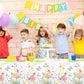 3 Pcs Fairy Tablecloth for Birthday Party 108 x 51 inch