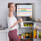 Dry Erase Habit Tracker Calendar Magnetic Refrigerator Organizer