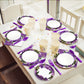 Peony Theme Party Supplies,Plates Napkins Forks Set of 96pcs