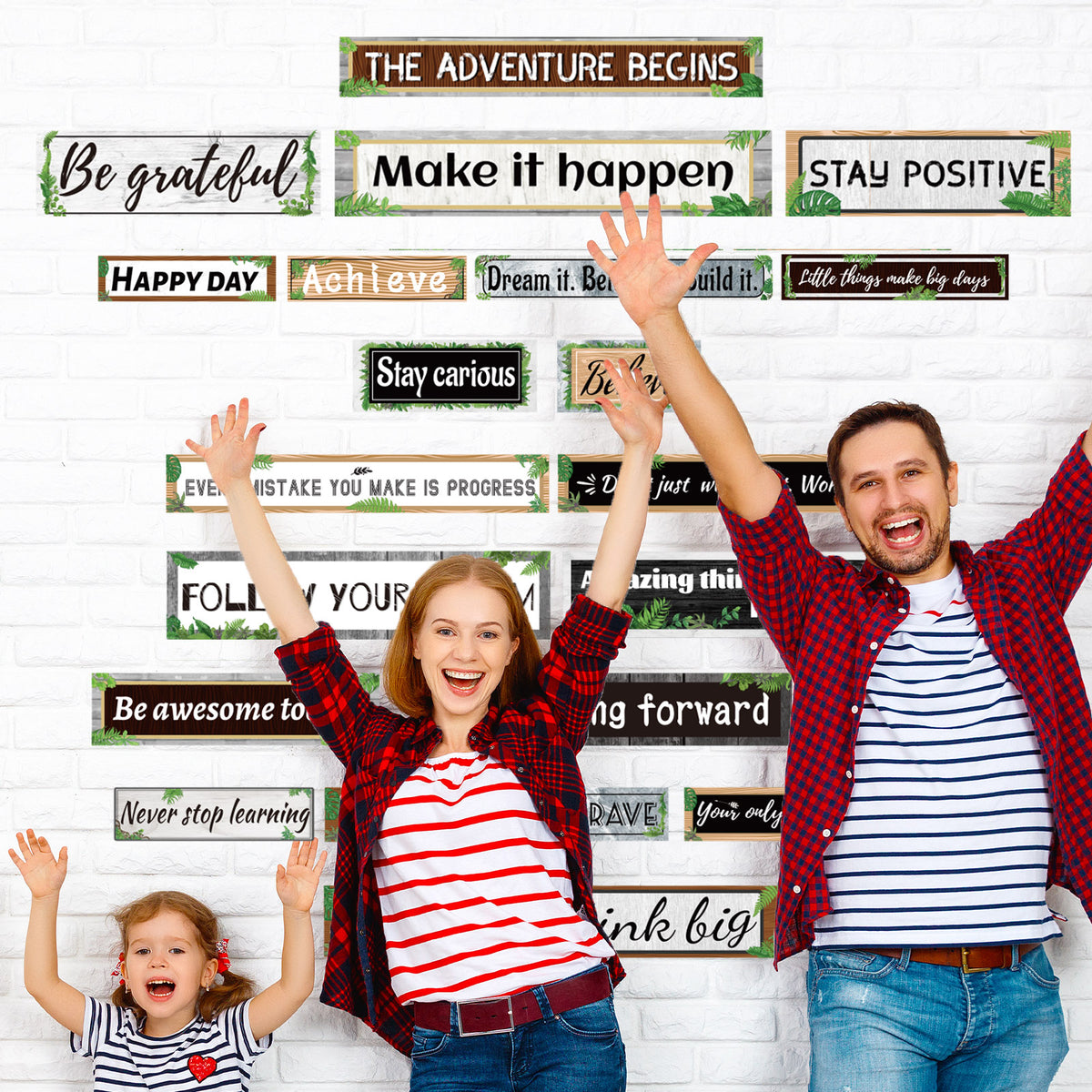 23 Pieces Modern Farmhouse Inspirational Bulletin Board Decorations