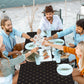 3pcs Vintage Man Tablecloth 108 x 51 inch