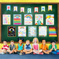 17 Pieces Rainbow Classroom Motivational Posters Welcome Decor Signs