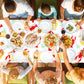 Crawfish Party Plastic Tablecloth,Set of 3