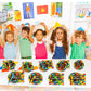 96 Pcs Building Block Birthday Party Supplies for 24 Guests