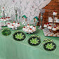 96 Pieces Weed Themed Party Tableware Set Paper Plates Napkins Forks for 24 Guests