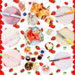 3pcs Strawberry Party Tablecloth party Supplies 108 x 51 Inches