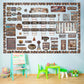 Classroom Environment Decor Set Industrial Chic Bulletin Board Decorations