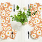 Daisy Flower Theme Party Supplies,Plates Napkins Forks Set of 96pcs