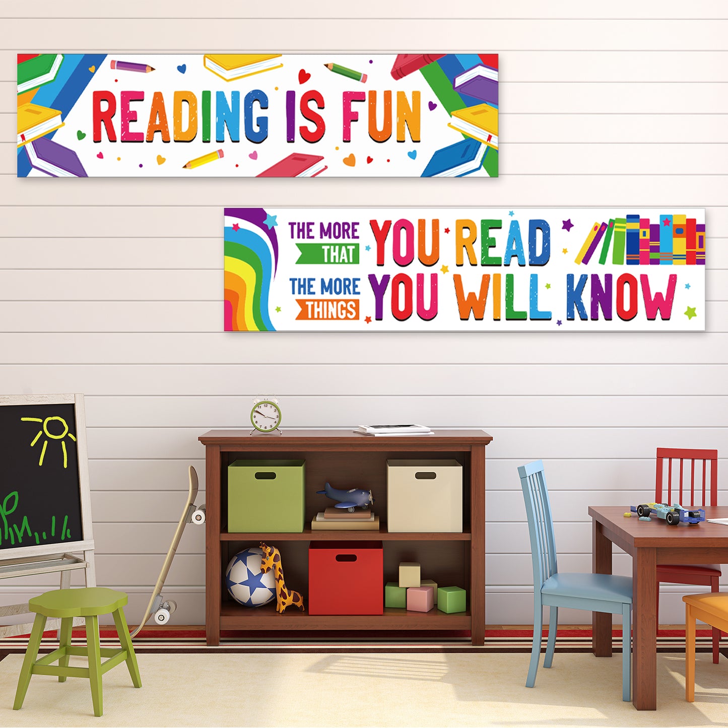 Classroom Decorations Reading Banner and Poster Reading is Fun