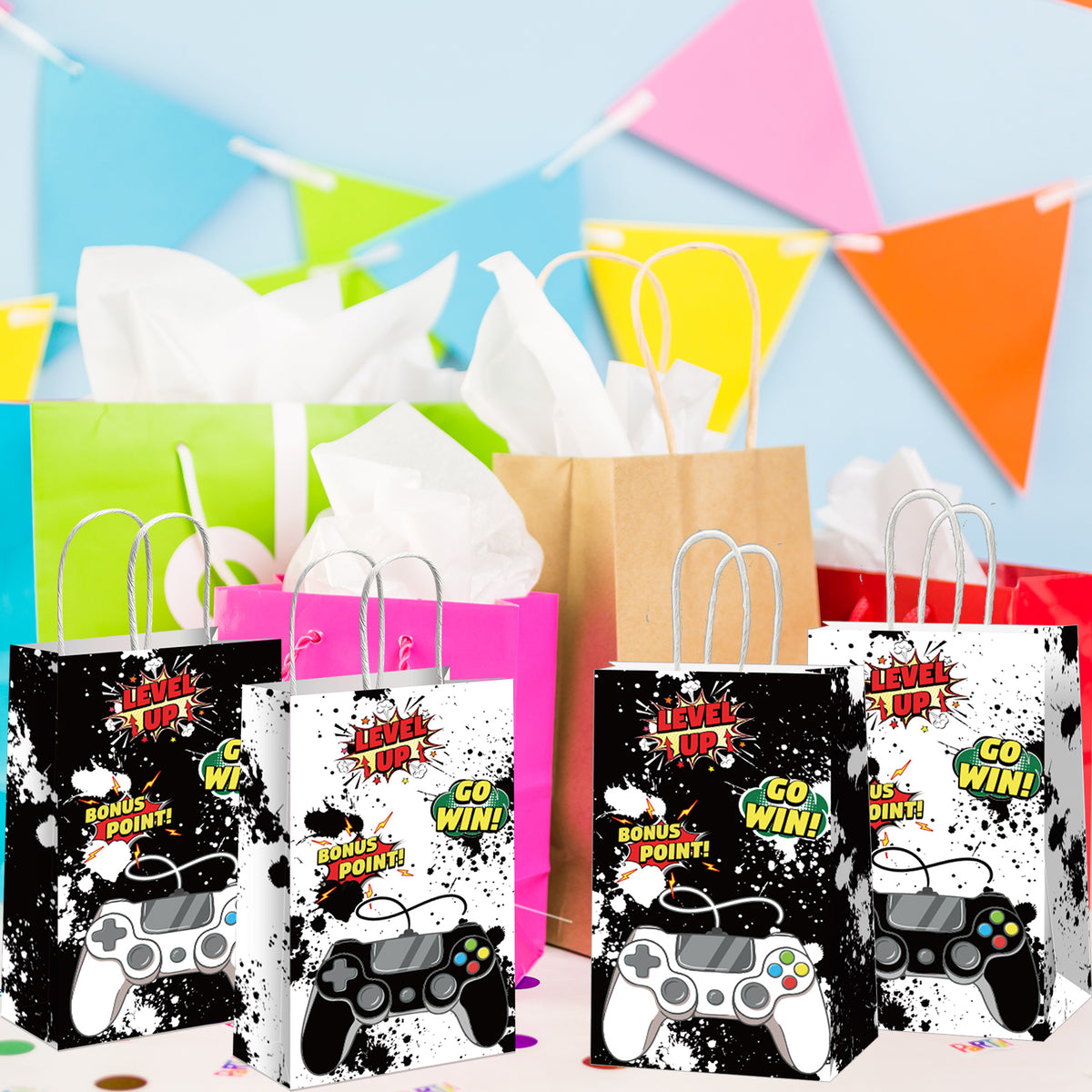 12 Pack Video Game Party Favors Treat Bags