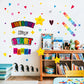 Awesome Things Start Here Classroom Bulletin Board Decoration Set - 152 Pieces