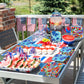96 Pcs International World Flags Party Supplies Tableware Set for 24 Guests