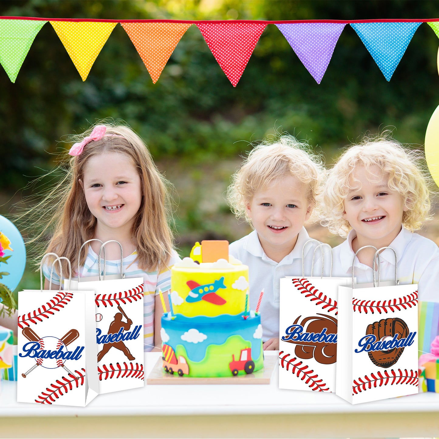 Baseball Party Gift Treat Box - Sports & Baseball Themes