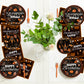 96 Pieces Whiskey Birthday Party Tableware Set Paper Plates Napkins Forks for 24 Guests