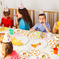 96 Pcs Little Cutie Party Tableware Set Supplies for 24 Guests
