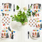 Kitten Theme Party Supplies,Plates Napkins Forks Set of 96pcs