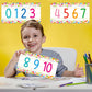 12 Pieces Alphabet Bulletin Board Strips Set Alphabet & Number Border (Confetti)